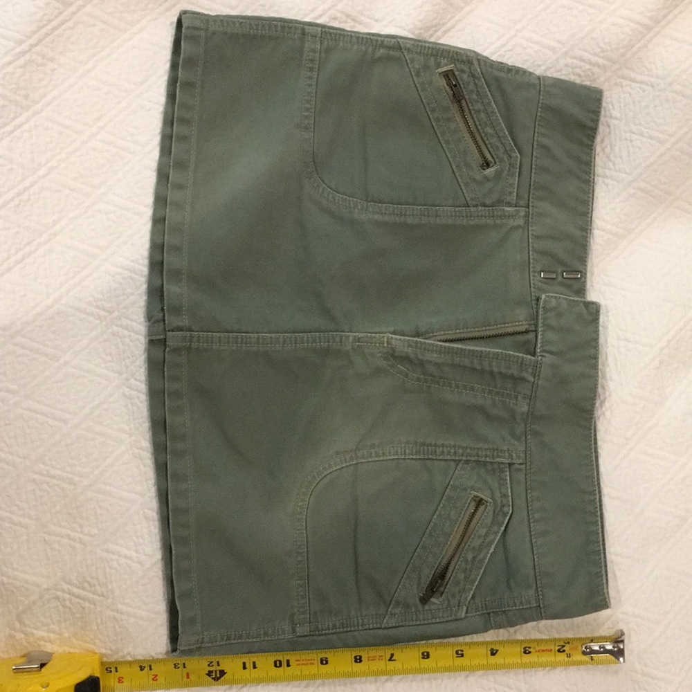 COPY - American Eagle Outfitters Green Denim mini-skirt